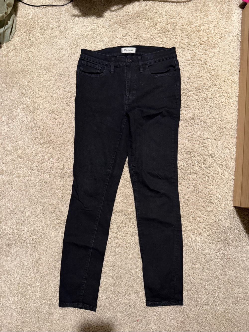 Madewell Black Skinny Jeans - Women's Stretch Denim